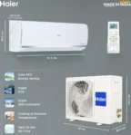Haier HS24HD-AOW3BN-INV 2 Ton 3 Star Inverter Split AC