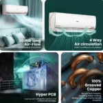 Haier HSU14K-PYAIR5BN-INV 1 Ton 5 Star 2025 Inverter Split AC