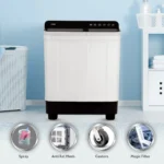 Haier HTW70-178BKN 7 kg Semi Automatic Washing Machine