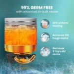 Haier HWM105-H688BK 10.5 Kg Fully Automatic Top Load Washing Machine