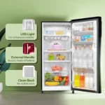 Haier HED-202RV-P 190 L 2 Star Single Door Refrigerator