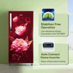 Haier HED-202RV-P 190 L 2 Star Single Door Refrigerator