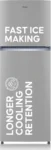 Haier HEF-252IEGS-P 240 L 2 Star Double Door Refrigerator