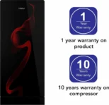 Haier HRD-2103PSG-P 190 L 3 Star Single Door Refrigerator