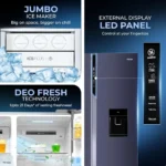 Haier HRS-682WGKU1 596 L Side by Side Refrigerator