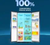 Haier HRS-682WGKU1 596 L Side by Side Refrigerator