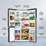 Haier HRT-683GK 598 L Side by Side Refrigerator