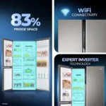 Haier HRT-683ISU1 598 L Side by Side Refrigerator