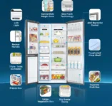 Haier HRT-683ISU1 598 L Side by Side Refrigerator