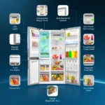 Haier HRT-683WISU1 592 L Side by Side Refrigerator