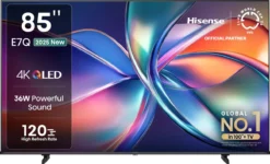 Hisense E7Q 85 inch Ultra HD 4K Smart QLED TV (85E7Q)