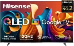 Hisense Q6N 65 inch Ultra HD 4K Smart QLED TV (65Q6N)