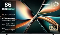 Hisense U7Q 85 inch Ultra HD 4K Smart Mini LED TV (85U7Q)