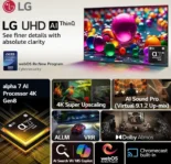LG UA8200 50 inch Ultra HD 4K Smart LED TV (50UA82006LA)