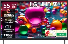 LG UA8200 55 inch Ultra HD 4K Smart LED TV (55UA82006LA)