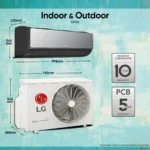 LG TS-Q19MWZE 1.5 Ton 5 Star 2023 Dual Inverter Split AC