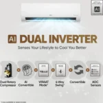 LG US-Q19QNZE1 1.5 Ton 5 Star 2025 Inverter Split AC