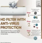 LG US-Q19QNZE1 1.5 Ton 5 Star 2025 Inverter Split AC