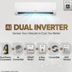 LG US-Q19YNZE1 1.5 Ton 5 Star 2025 Inverter Split AC