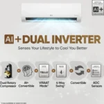 LG US-Q19YNZE3 1.5 Ton 5 Star 2025 Inverter Split AC