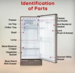 LG GL-D199OFSC 185 L 2 Star Single Door Refrigerator