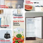 LG GL-D199OSFC 185 L 2 Star Single Door Refrigerator