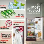 LG GL-D199OSFC 185 L 2 Star Single Door Refrigerator