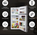 LG GL-S422SPZX 398 L 3 Star Double Door Refrigerator