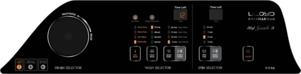 Lloyd Digi Grande H GLWS905GH1VG 9 Kg Semi Automatic Washing Machine