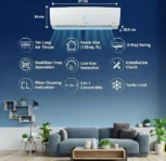 Lloyd GLS12I3FWSEA 1 Ton 3 Star 2024 Inverter Split AC