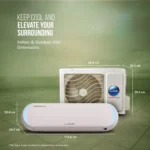 Lloyd Stellar Duo GLS18H5FWKGT 1.5 Ton 5 Star Inverter Split AC