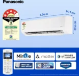 Panasonic CS/CU-NU18AKY4WX 1.5 Ton 4 Star 2025 Inverter Split AC