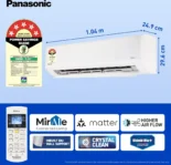 Panasonic CS/CU-NU18AKY5WX 1.5 Ton 5 Star 2025 Inverter Split AC