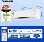 Panasonic CS/CU-NU24AKY4W 2 Ton 4 Star 2025 Inverter Split AC