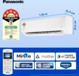 Panasonic CS/CU-NU24AKY5W 2 Ton 5 Star 2025 Inverter Split AC