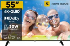 Realme TechLife 55UHDWQRALLQ 55 inch Ultra HD 4K Smart QLED TV