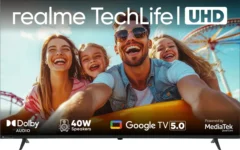 Realme TechLife 65UHDGDRVSAB 65 inch Ultra HD 4K Smart LED TV