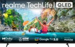 Realme TechLife 65UHDGQRVSAQ 65 inch Ultra HD Smart QLED TV