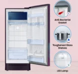 Samsung RR23D2F349R 215 L 4 Star Single Door Refrigerator