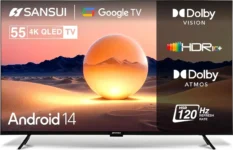 Sansui JSW55UG23Q 55 inch Ultra HD 4K Smart QLED TV