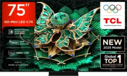 TCL C7K 75 inch Ultra HD 4K Smart Mini LED TV (75C7K)