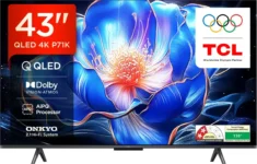 TCL P71K 43 inch Ultra HD 4K Smart QLED TV (43P71K)