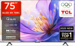 TCL T89C 75 inch Ultra HD 4K Smart QLED TV (75T89C)