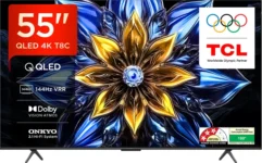 TCL T8C 55 inch Ultra HD 4K Smart QLED TV (55T8C)