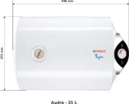 Venus Audra 25L Horizontal Storage Water Geyser