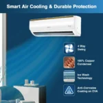 Voltas 185V Vertis Smart Elite Gold 1.5 Ton 5 Star Inverter Split AC