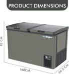 Voltas CVF500 DD P 500 L Double Door Deep Freezer