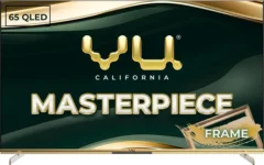 VU Masterpiece Frame Series 2025 65 inch Ultra HD 4K Smart QLED TV (65MASTERPIECE)