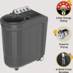 Whirlpool MAGIC CLEAN 80I 8 kg Semi Automatic Washing Machine